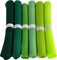 FabricLA | Felt Fabric Rolls | 6 Pieces Craft Felt | 12" X 18" Inches | Assorted Color Non-Woven Soft Felt Material | Acrylic Felt Roll for DIY Craftwork, Sewing and Patchwork | Shade of Greens